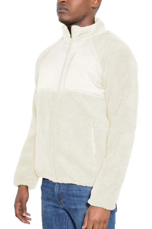 Men's Sherpa Fleece Jacket